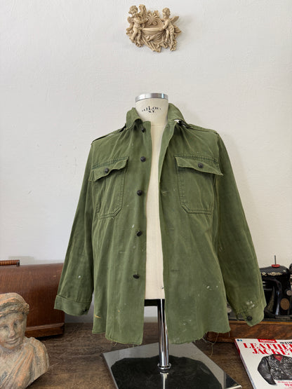 Vintage 80’s Faded Hungarian Army Shirt “S”