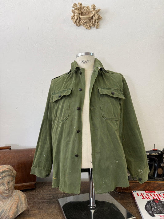 Vintage 80’s Faded Hungarian Army Shirt “S”