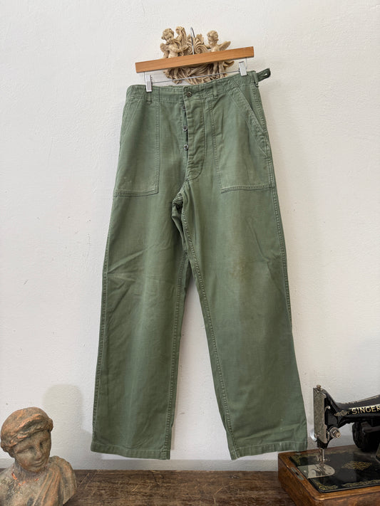 Vintage Og 107 Us Army Fatigue Pants “W32”