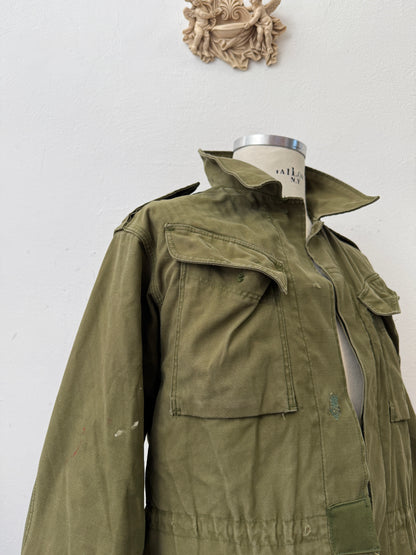 Vintage Danish Army Jacket Without Buttons “M”