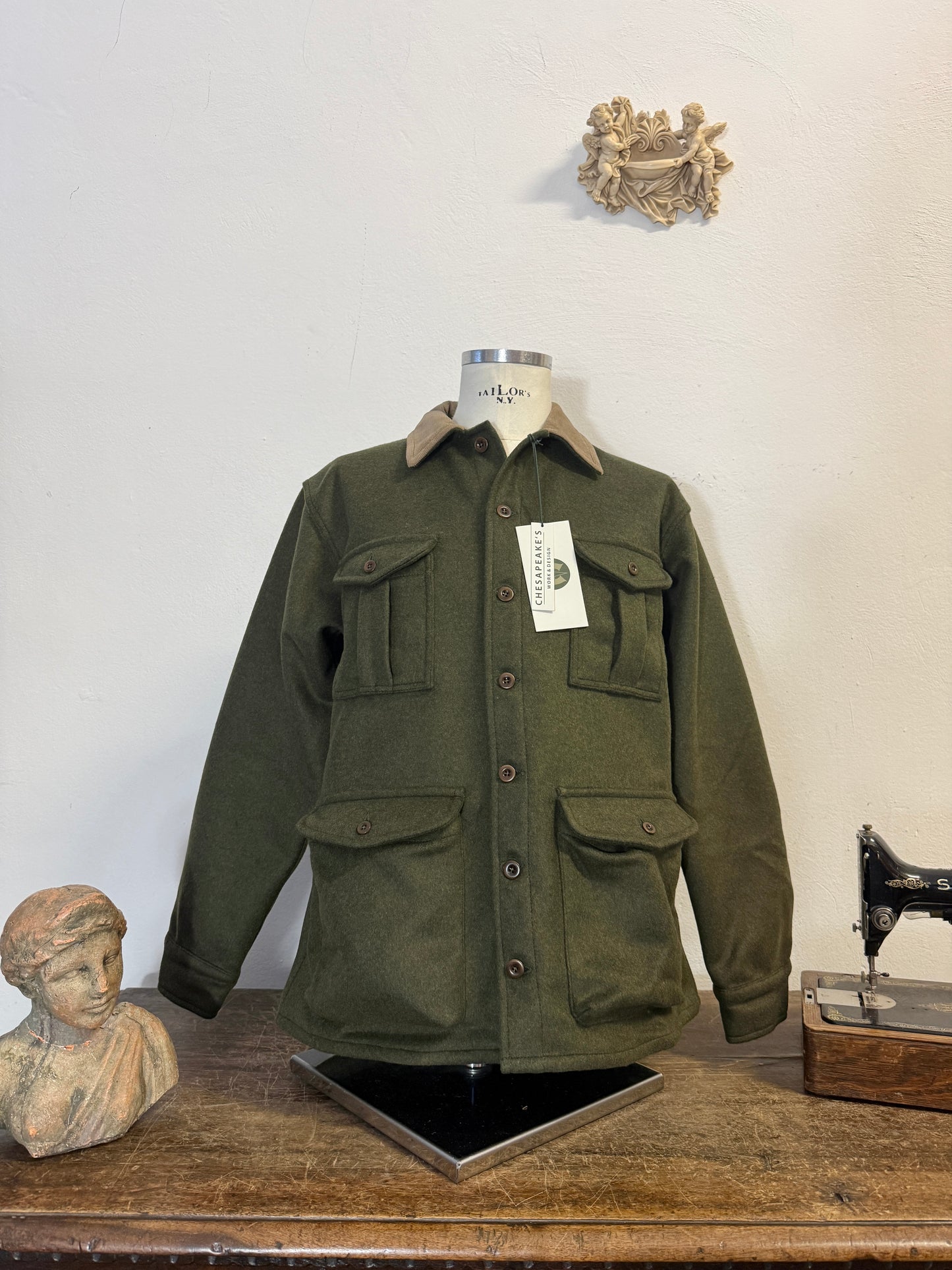 Chesapeake’s Safari Wool Jacket Hemingway