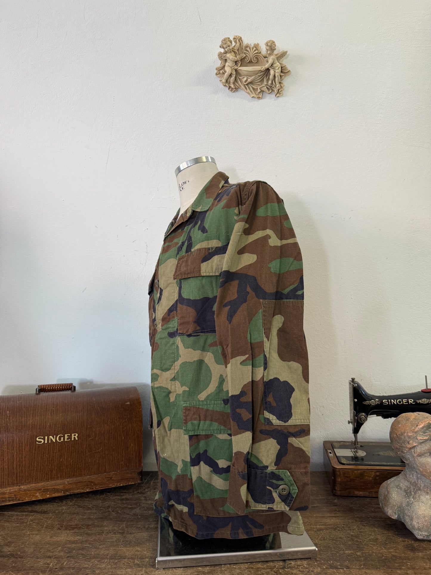 Vintage Ripstop Woodland Us Army Jacket “M/L”
