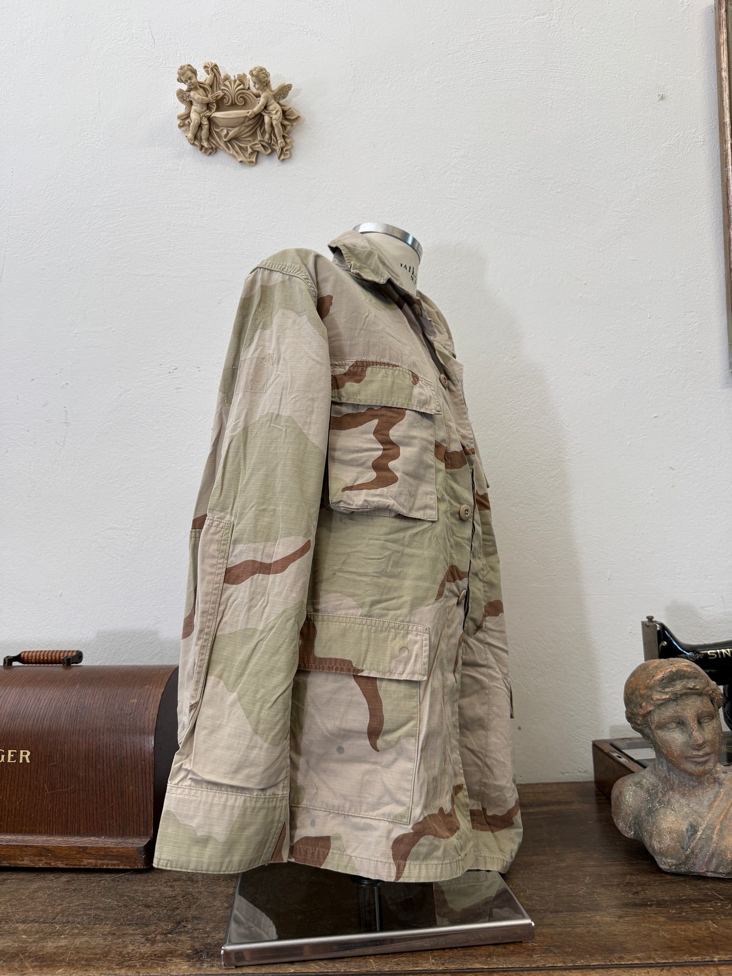 Vintage BDU Camo Jacket Ripstop US Army – XL
