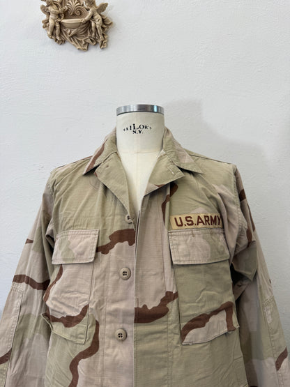 Vintage BDU Camo Jacket Ripstop US Army – L/XL