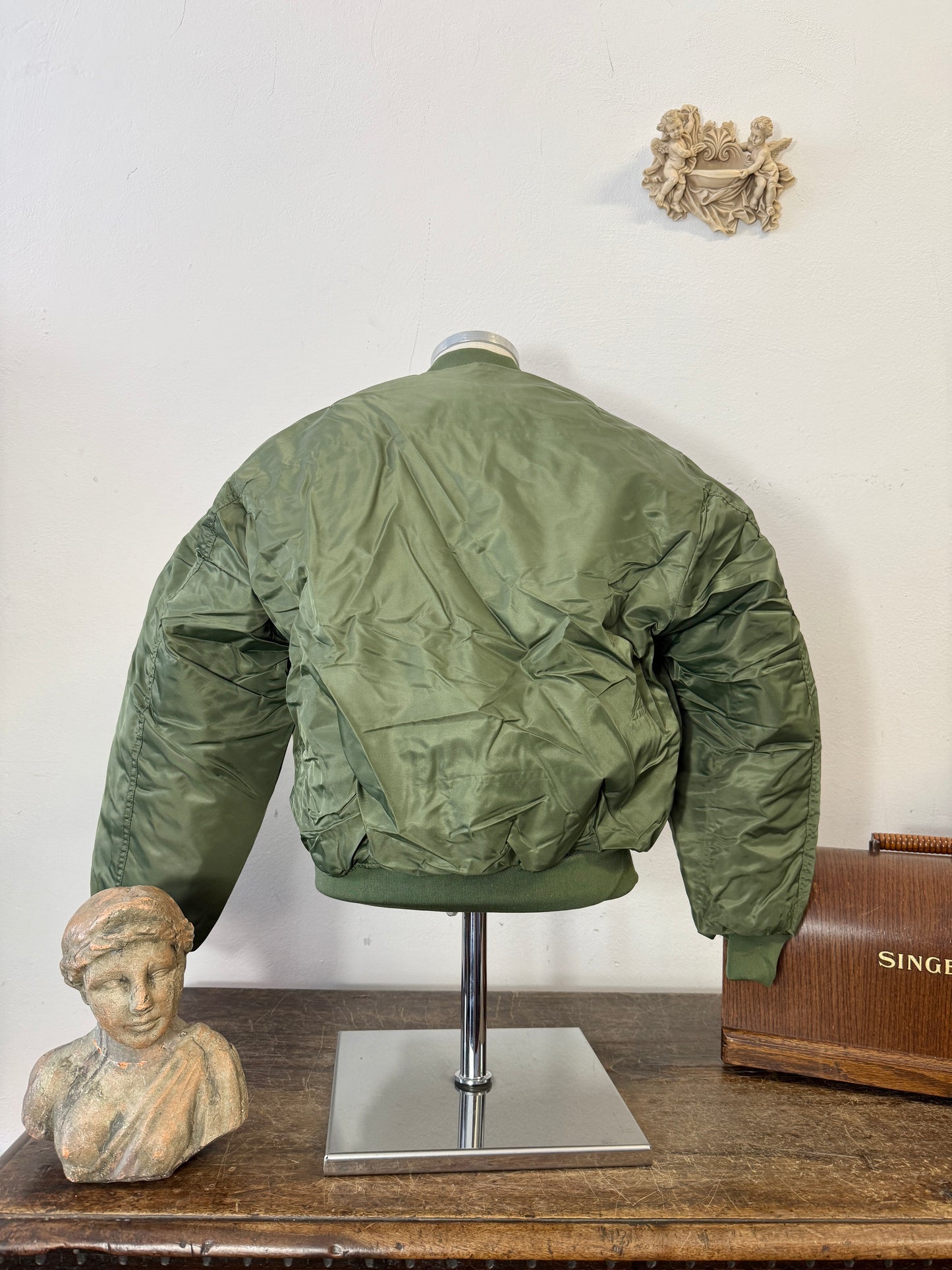 Olive Bomber Jacket MA1