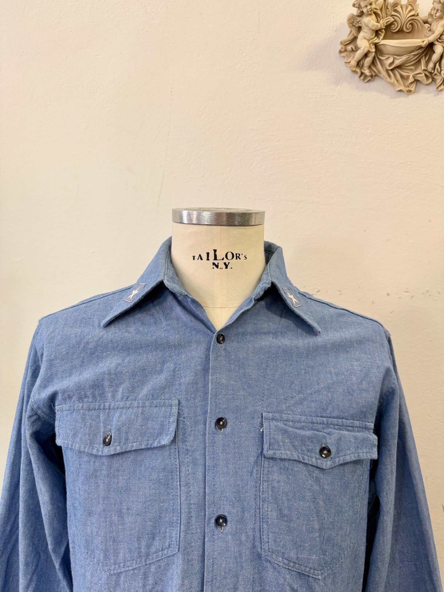 Vintage 90’s Italian Navy Shirt “M”