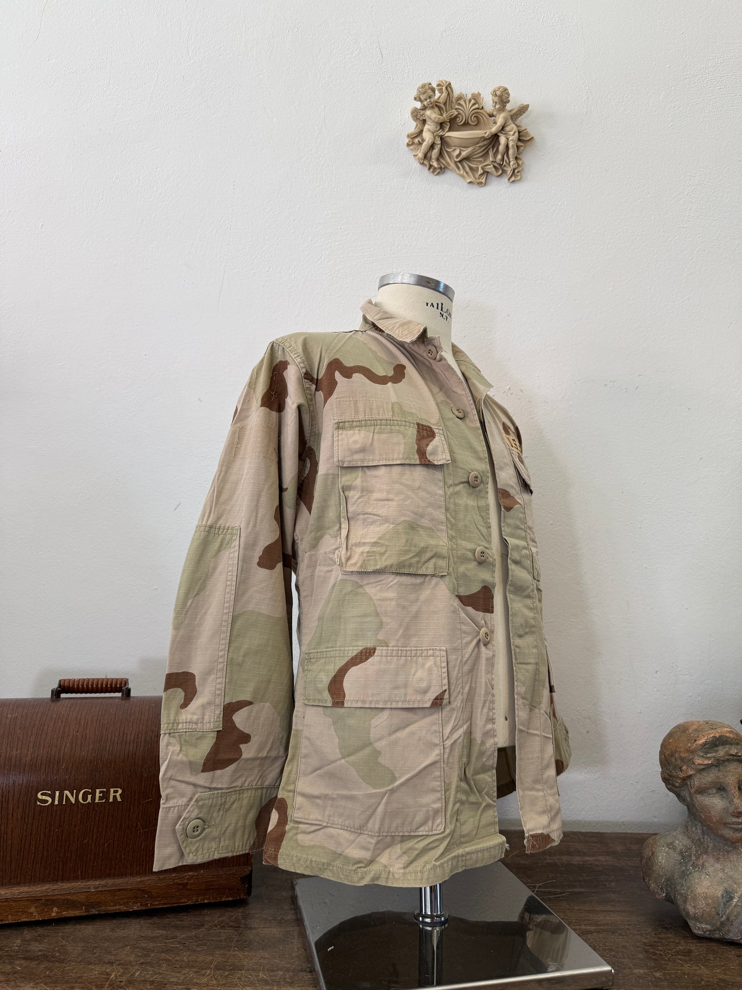 Vintage BDU Camo Jacket Ripstop US Army “S”