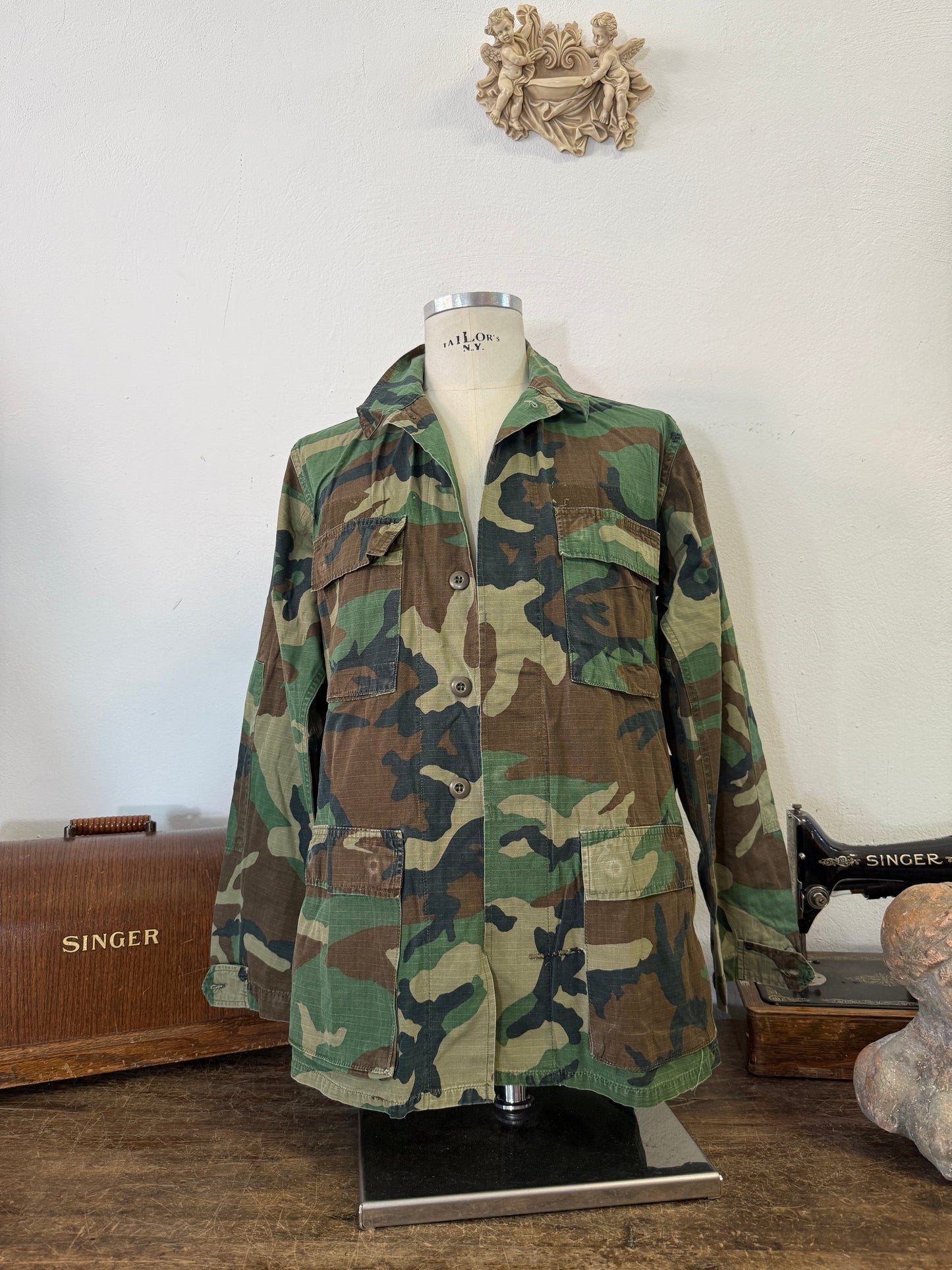 Vintage Ripstop Woodland Us Army Jacket “M”