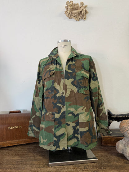 Vintage Ripstop Woodland Us Army Jacket “M”