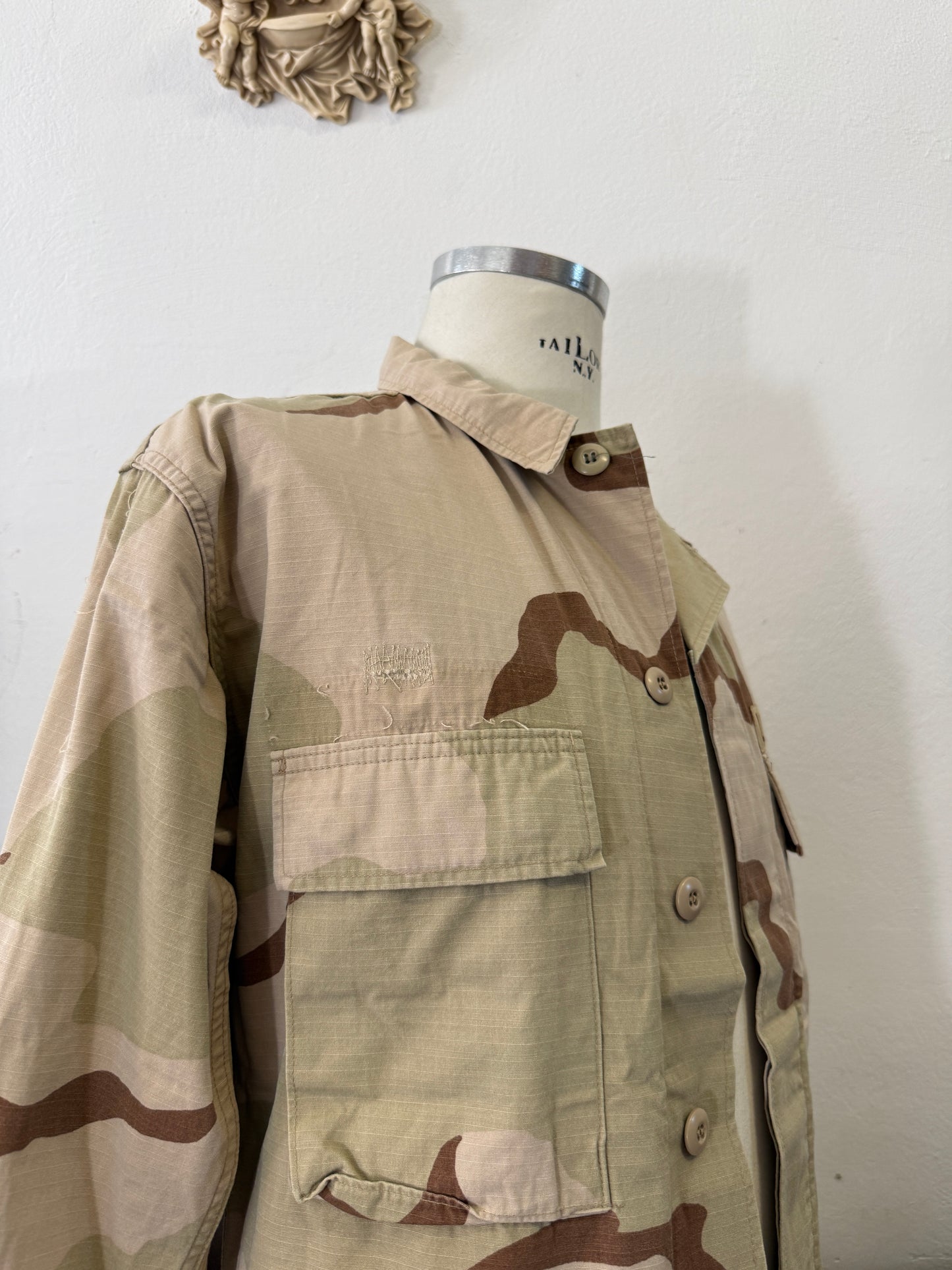 Vintage BDU Camo Jacket Ripstop US Army – L/XL