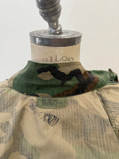 Vintage Woodland Jacket Rip Stop Us Army “L”