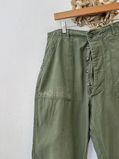 Vintage Og 107 Us Army Fatigue Pants “W32”