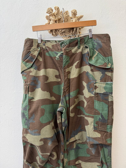 Vintage Woodland Cargo Pants M65 Us Army “W38”