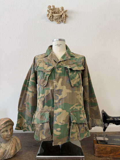 Vintage 60’s Jungle Jacket ERDL Ripstop “M”
