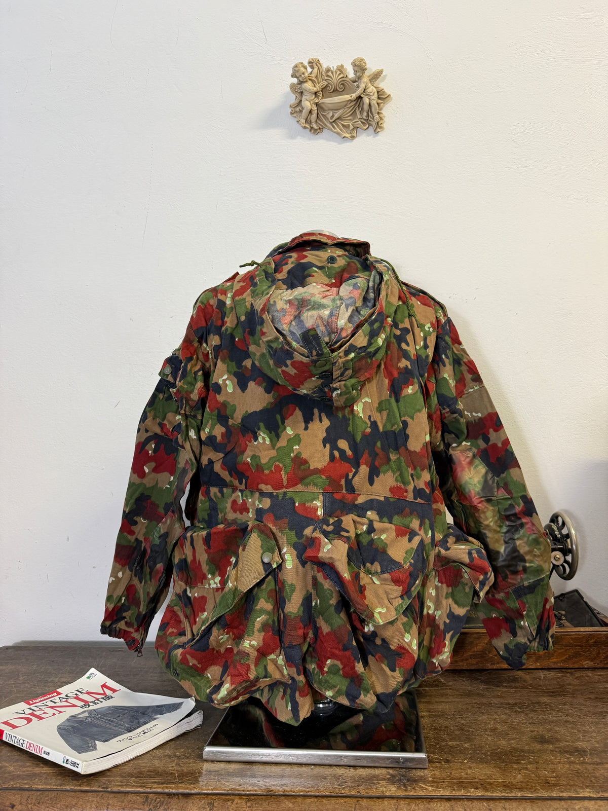 Vintage Swiss Army Camo Jacket M70 “L/XL”