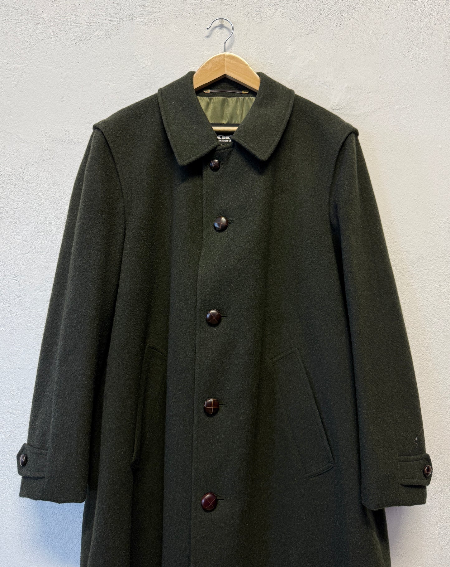 Vintage 80’s Loden Coat “L”