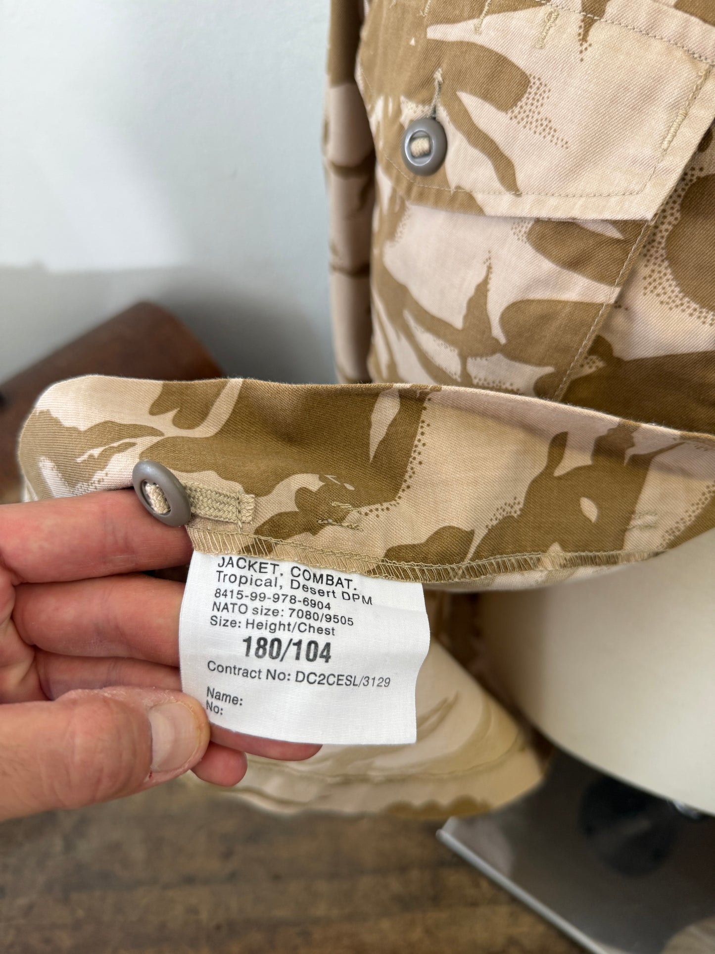 Vintage British Army Dpm Jacket “L/XL”