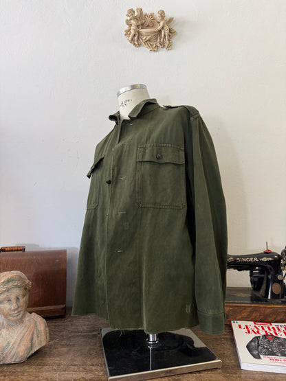Vintage 80’s Faded Hungarian Army Shirt “M/L”
