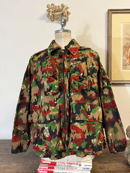 Vintage Swiss Army Camo Jacket M70 “L”