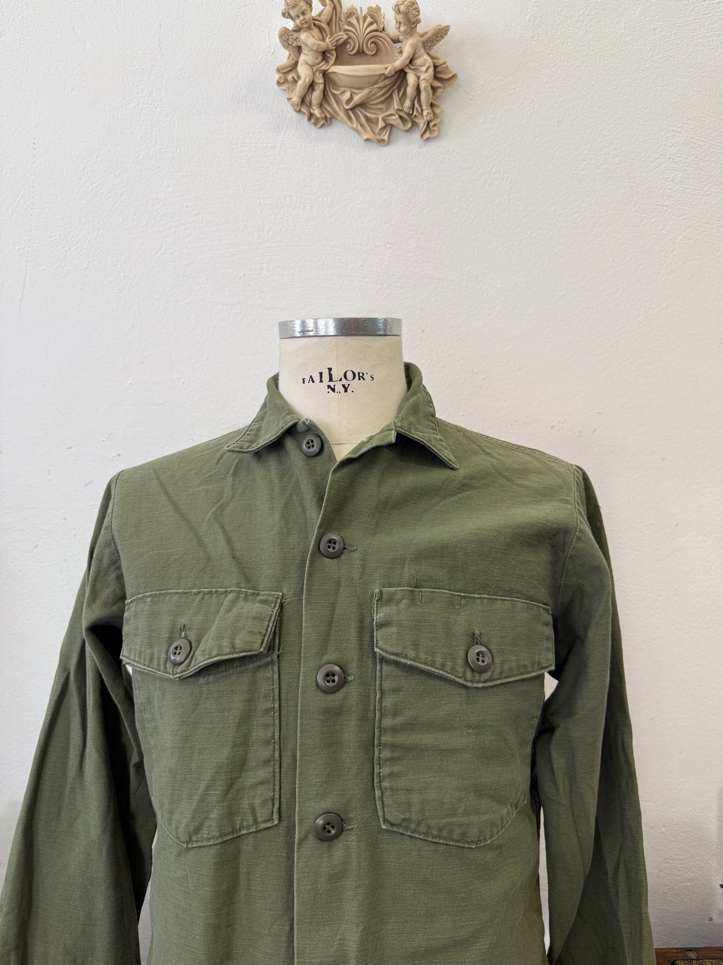 Vintage Og 107 Us Army Shirt “S”