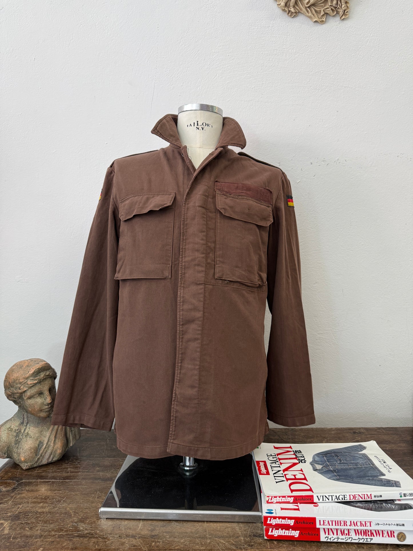Vintage Moleskin German Army Jacket “M/L”
