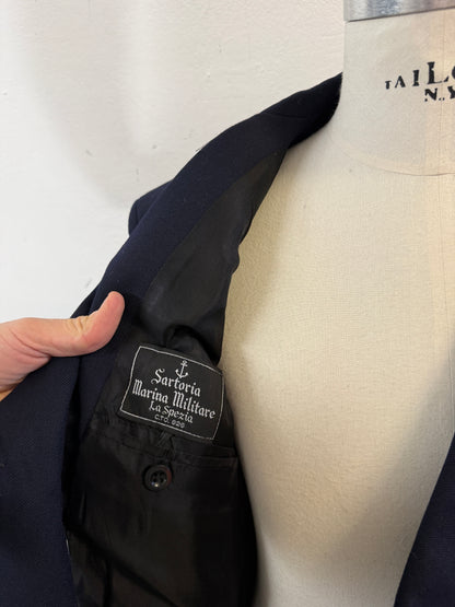 Vintage 00’s Italian Navy Double Breasted Jacket “M/L”