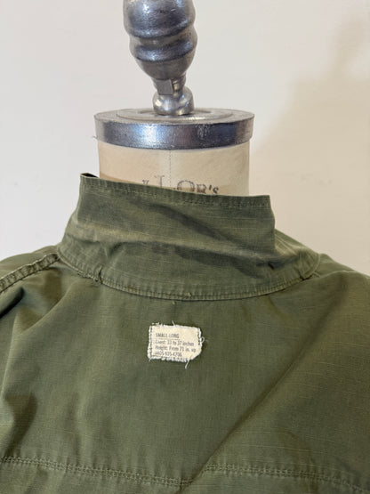 Vintage Rip Stop Jungle Jacket U.S. ARMY “M/L”