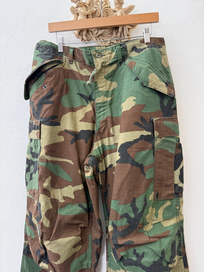 Vintage Woodland Cargo Pants M65 Us Army “W34”