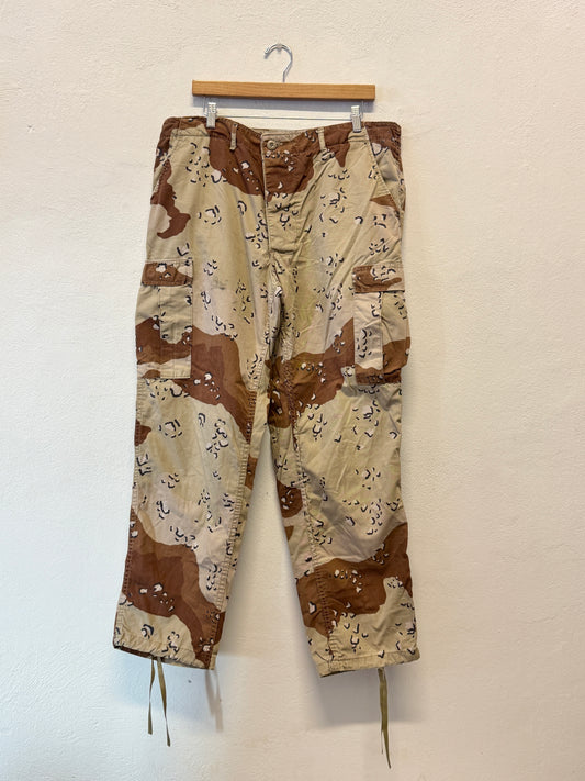 Vintage Desert Chocolate Cargo Pants Us Army “W36”