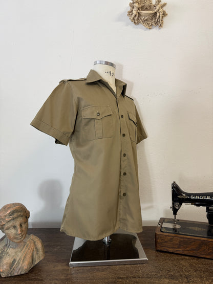Vintage 80’s Italian Army Shirt “S/M”
