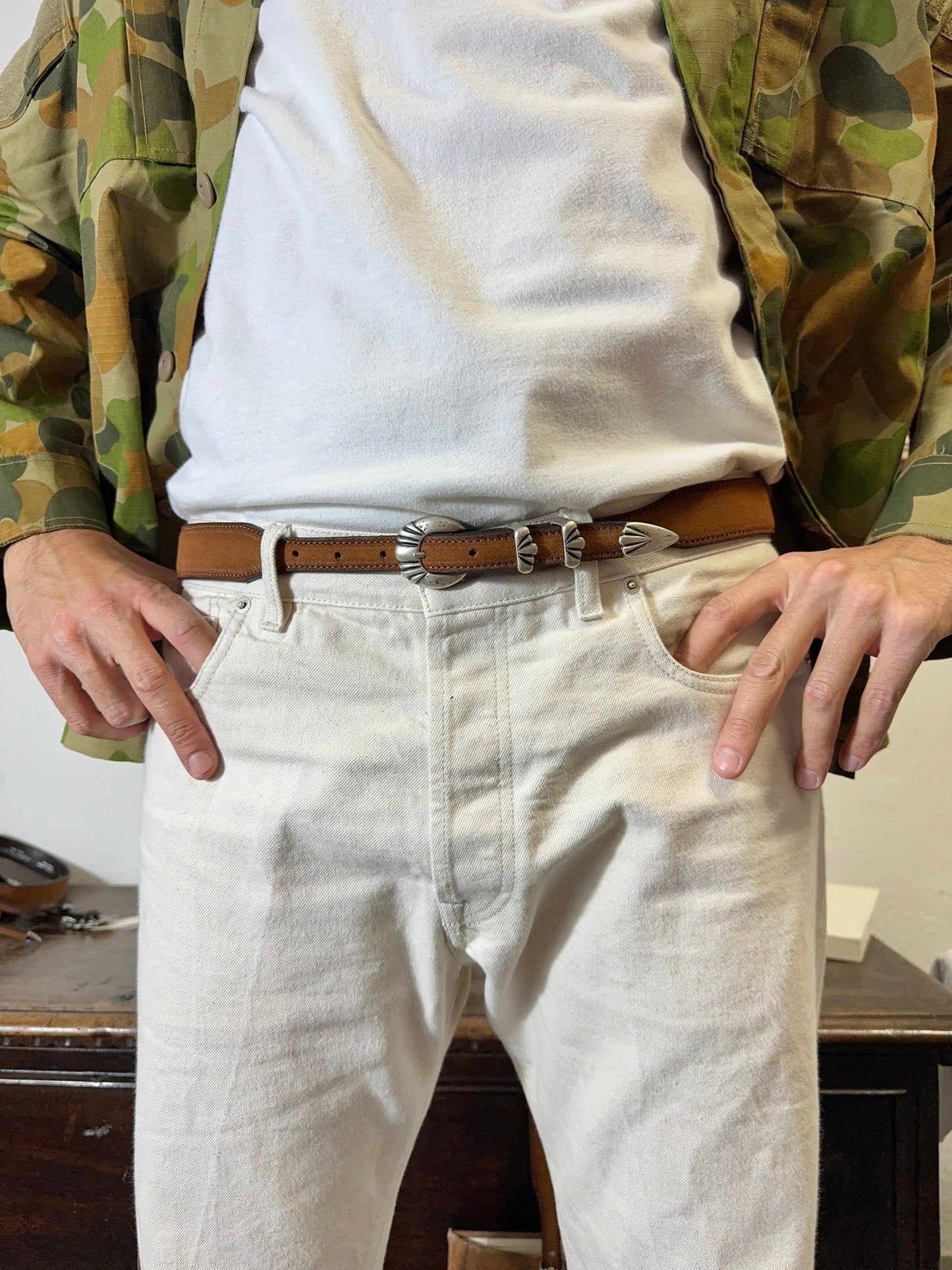 Western Suede Belt