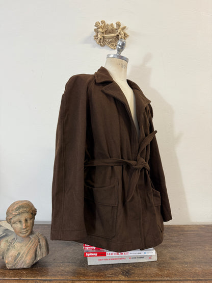 Vintage Italian Navy Wool Jacket “L/XL”
