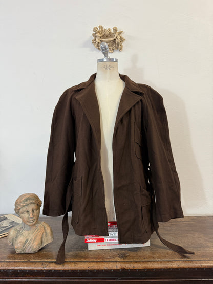 Vintage Italian Navy Wool Jacket “L/XL”