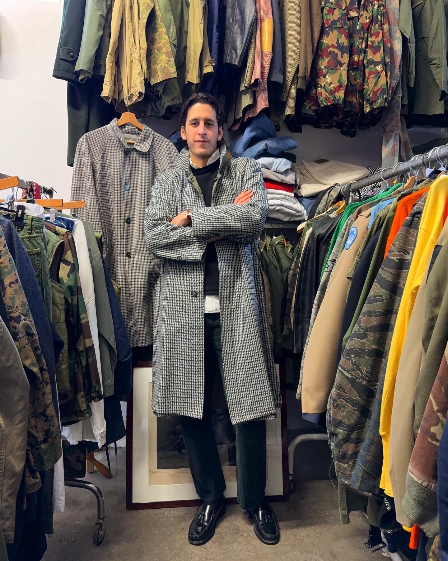Vintage Reversible Coat “L/XL”