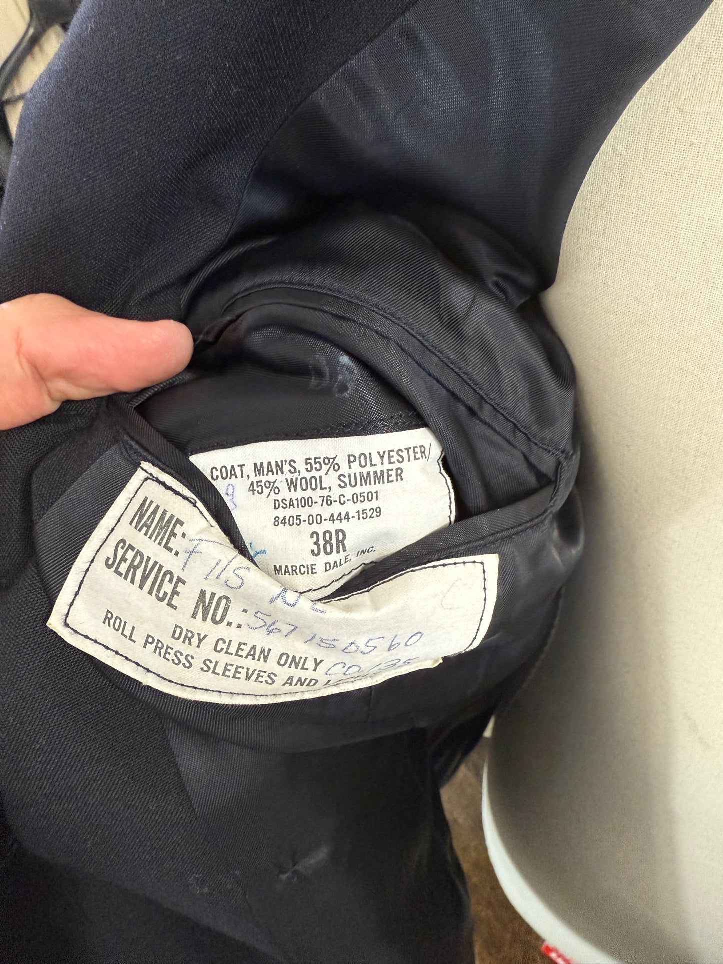 Vintage Us Double Breasted Jacket “S”
