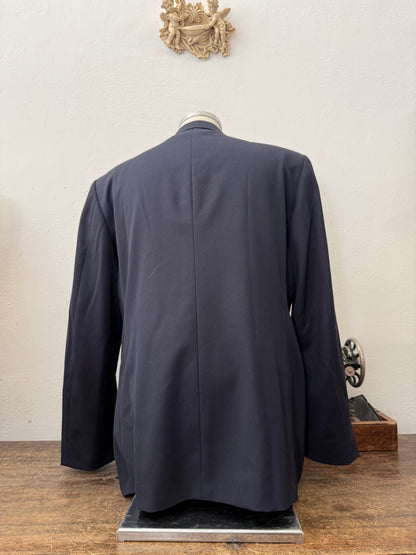 Vintage Italian Navy Double Breasted Jacket “XL”