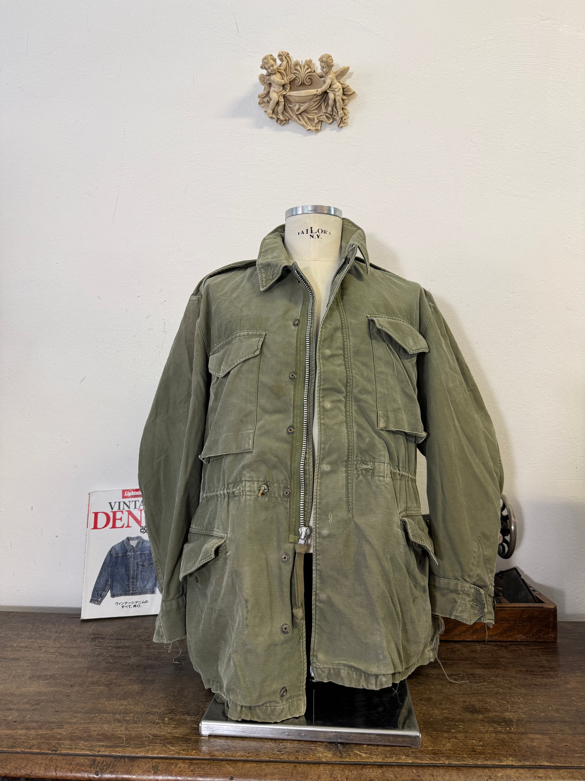 Vintage Field Jacket M51 Us Army “L”
