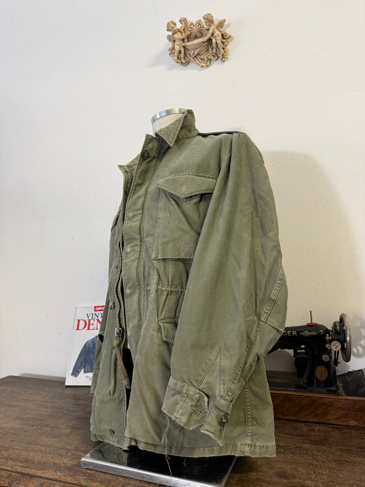 Vintage Field Jacket M51 Us Army “L”