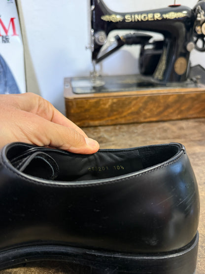 Prada Black Leather Double Monk Strap “45 EU”