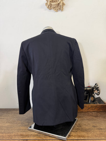 Vintage Italian Navy Double Breasted Jacket “M/L”