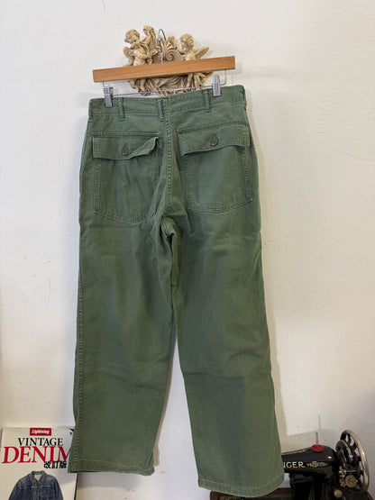 Vintage Og 107 Us Army Fatigue Pants “W31”