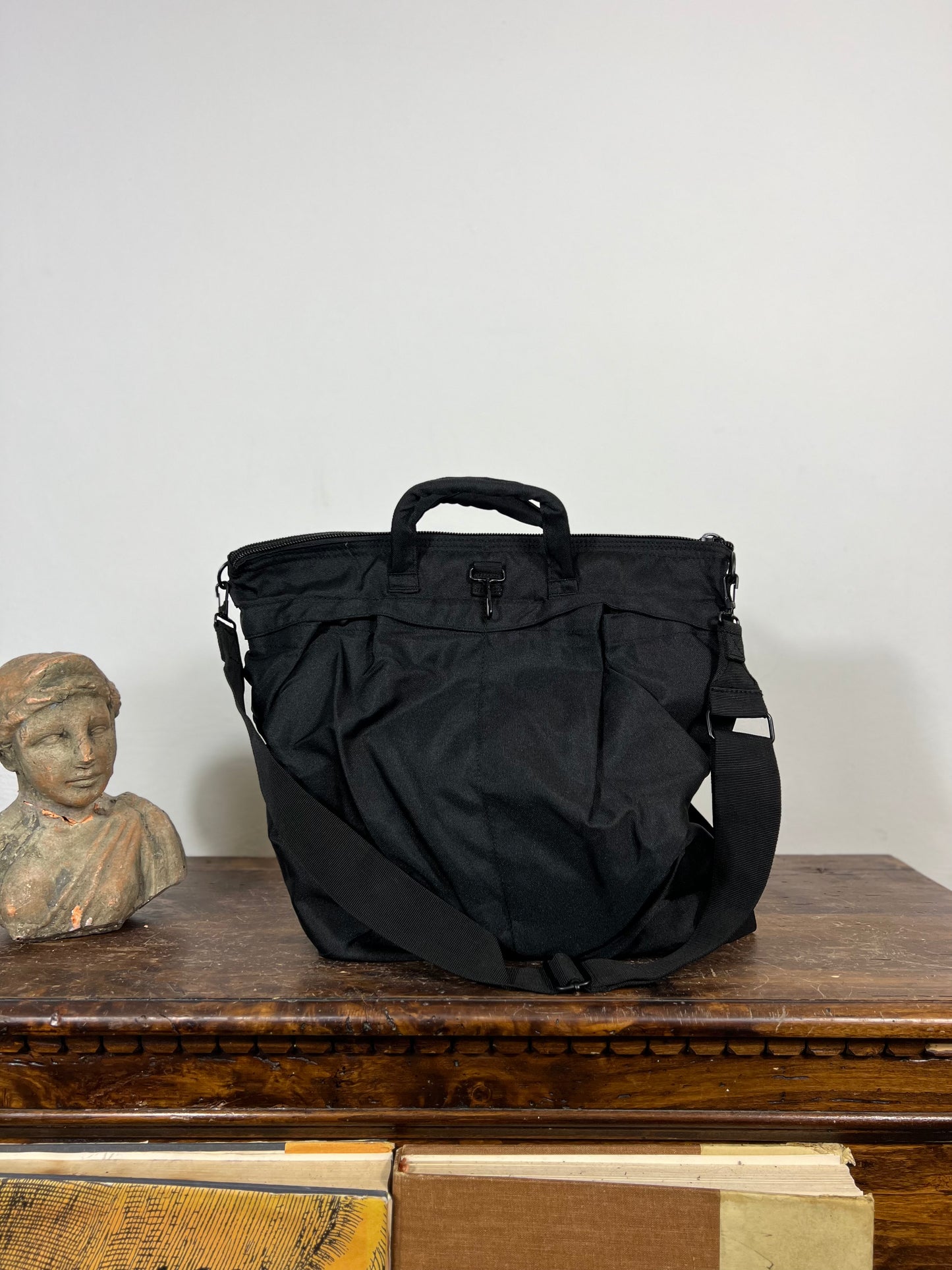 Black Helmet Bag