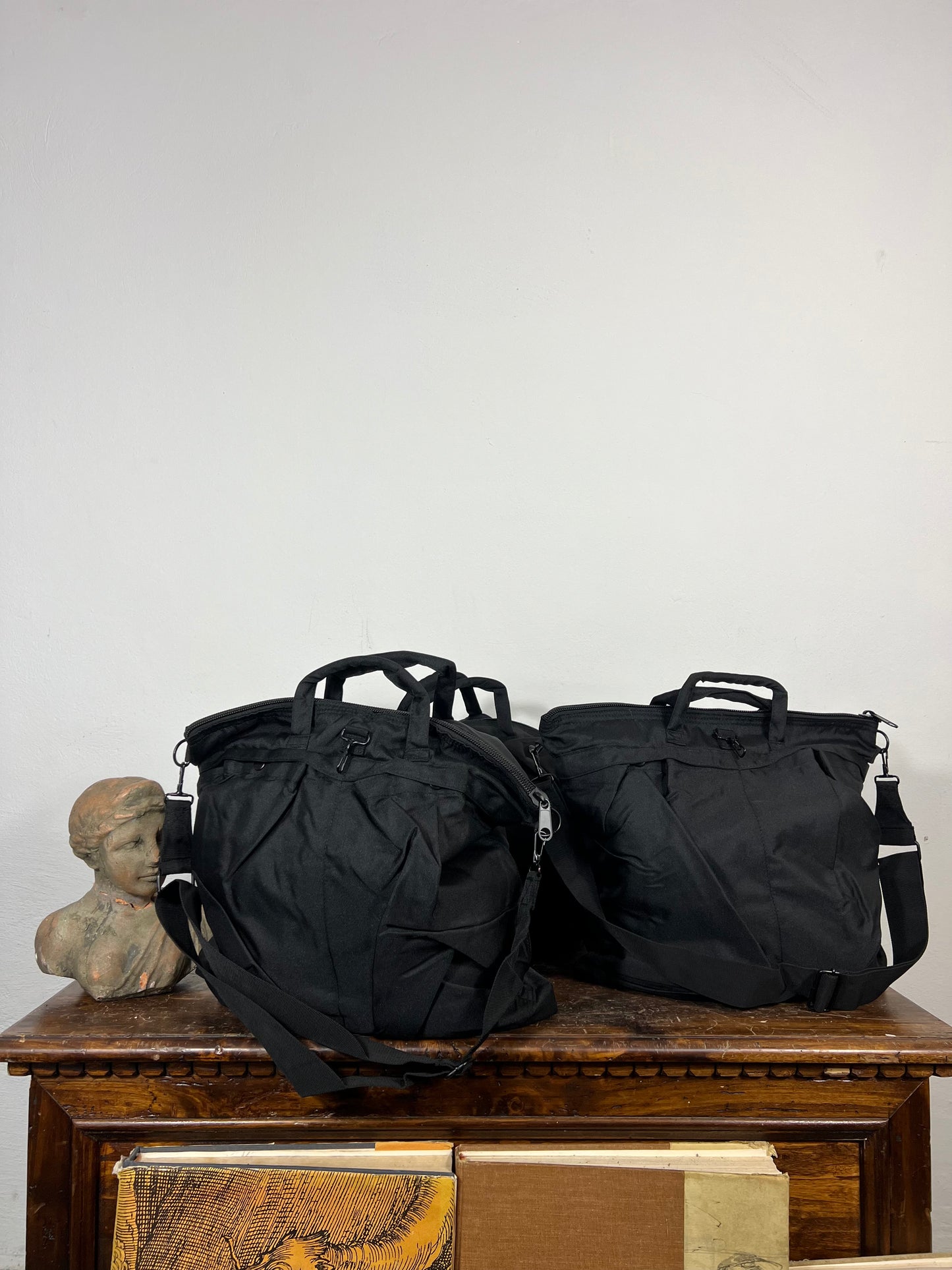 Black Helmet Bag
