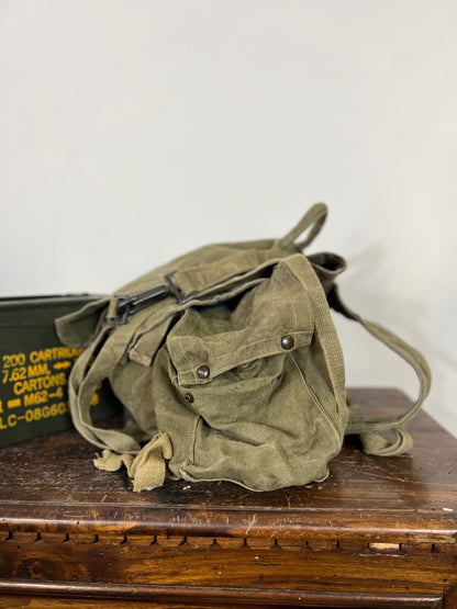 Vintage Military Backpack
