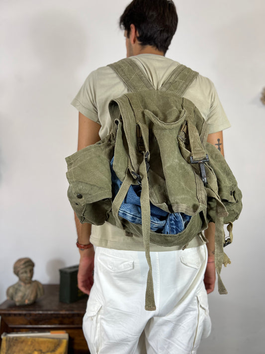 Vintage Military Backpack