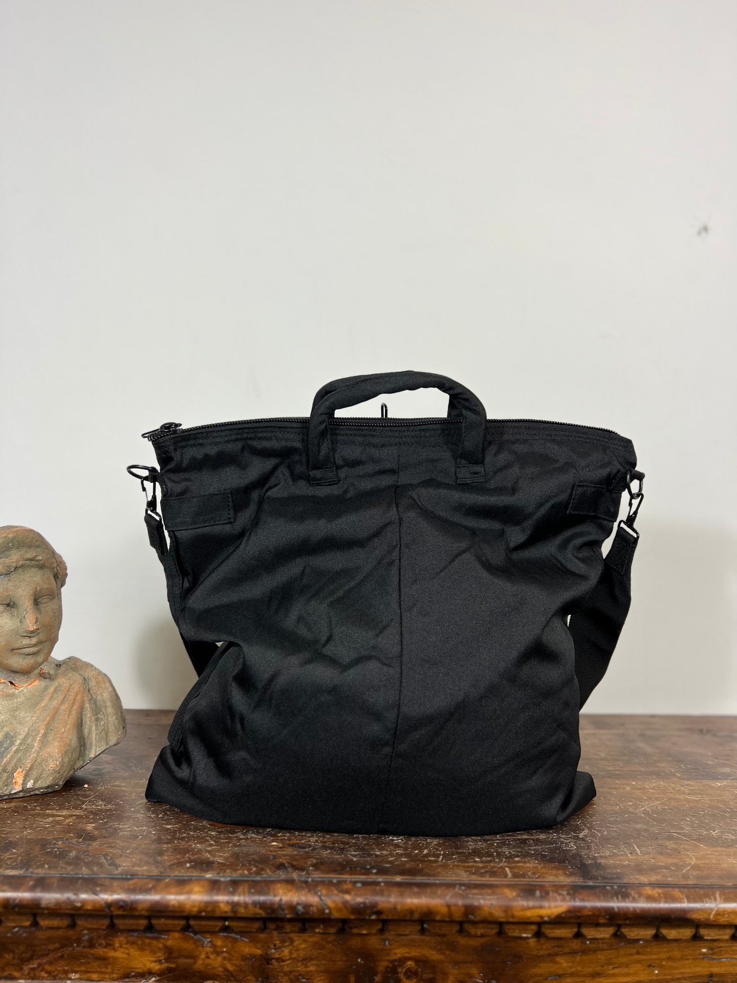 Black Helmet Bag