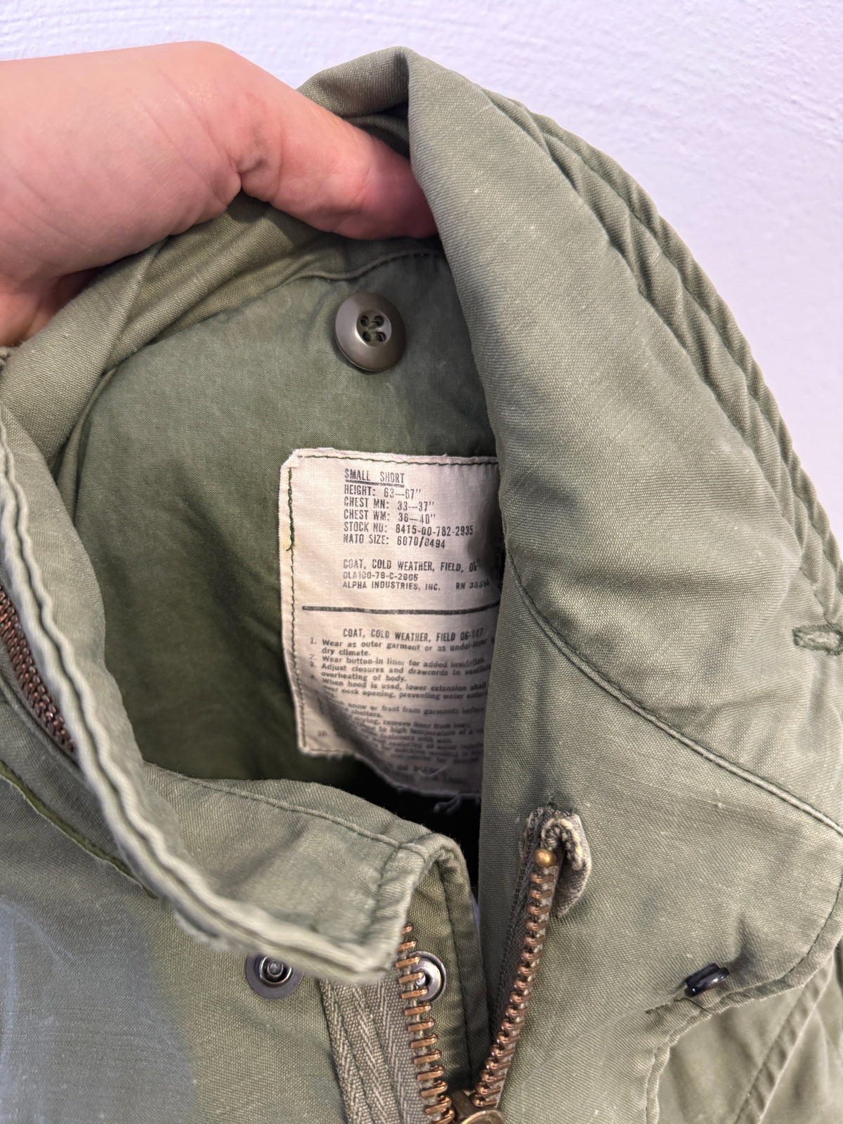 Vintage Field Jacket M65 Us Air Force “S”