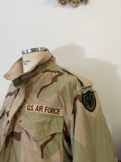 Vintage US Air Force M-65 Desert Field Jacket  “L”