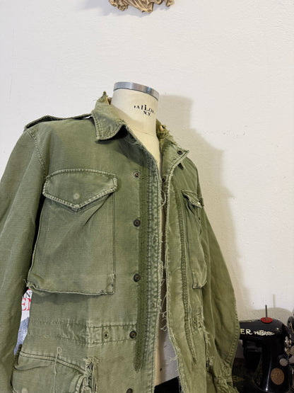 Vintage Distressed US Army M-51 Field Jacket “L/XL”