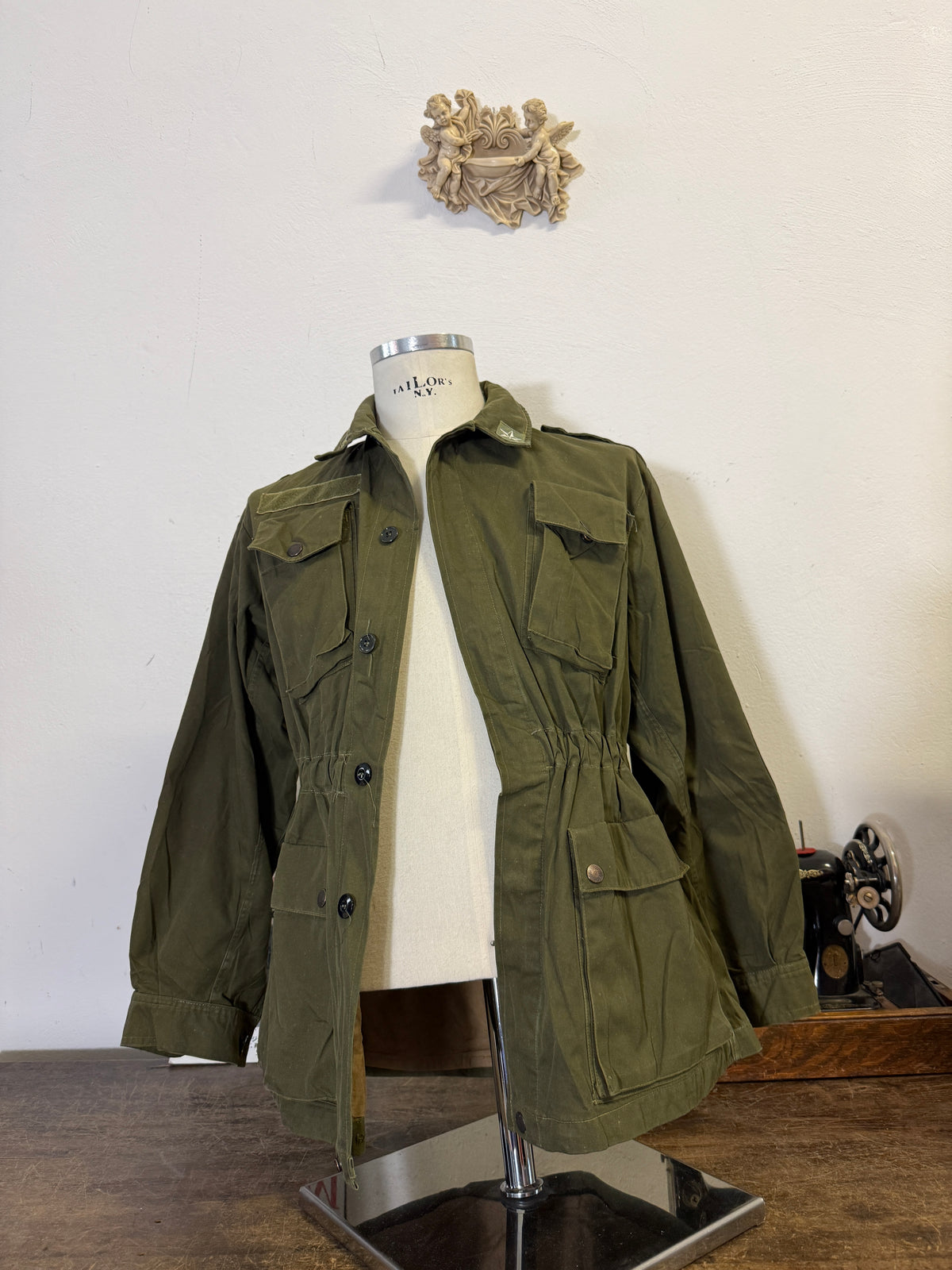 Vintage 80’s Italian Army Jacket “S”   03